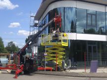 Place convex or concave panes